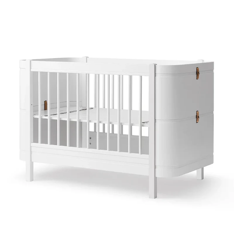 Oliver Furniture Wood Mini+ Babybett exkl. Umbauset Juniorbett Weiss