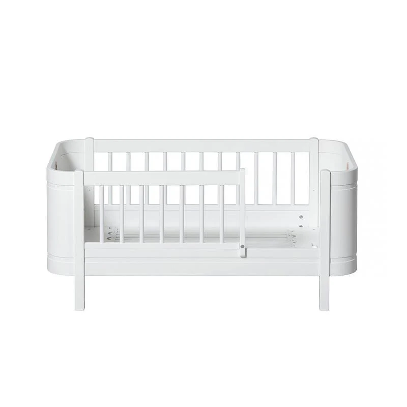 Oliver Furniture Wood Mini+ Babybett inkl. Umbauset Juniorbett Weiss