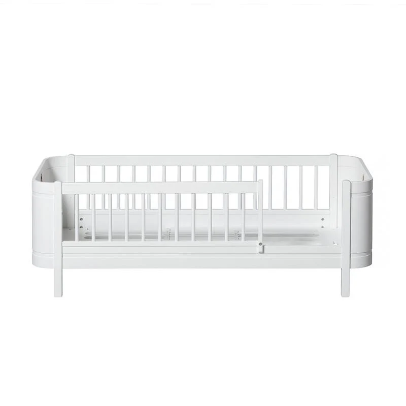 Oliver Furniture Wood Mini+ Babybett inkl. Umbauset Juniorbett Weiss