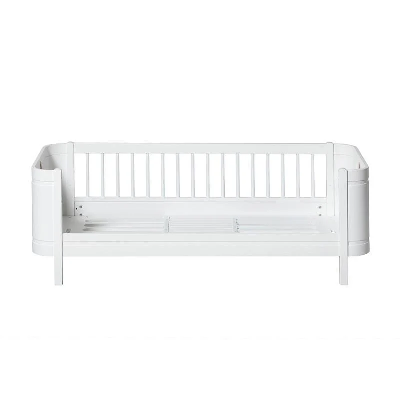 Oliver Furniture Wood Mini+ Babybett inkl. Umbauset Juniorbett Weiss