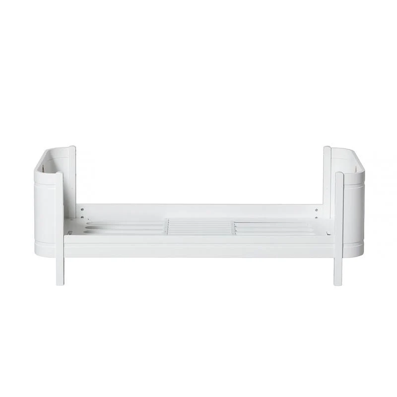 Oliver Furniture Wood Mini+ Babybett inkl. Umbauset Juniorbett Weiss