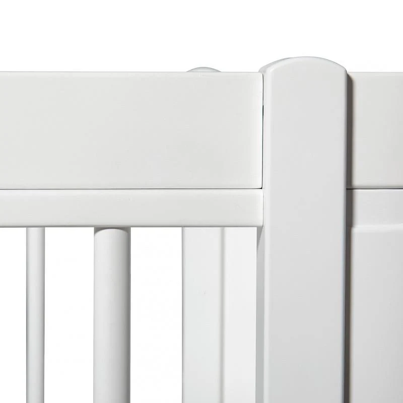Oliver Furniture Wood Mini+ Babybett inkl. Umbauset Juniorbett Weiss