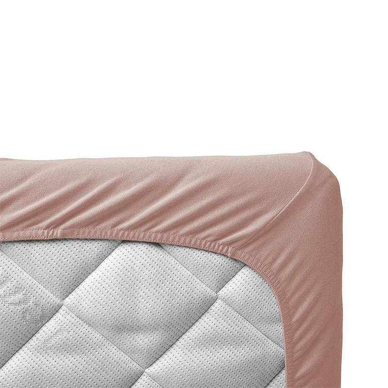 Leander Fixleintuch Bio-Baumwolle 2er-Pack Classic Babybett 60 x 120 Wood Rose