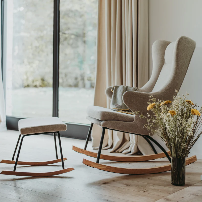 Quax Hocker De Luxe Clay