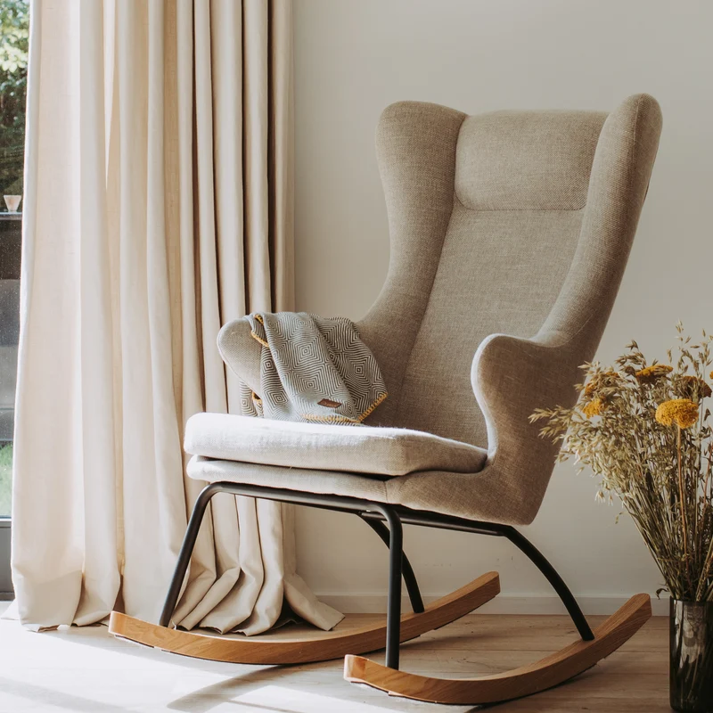 Quax Hocker De Luxe Clay