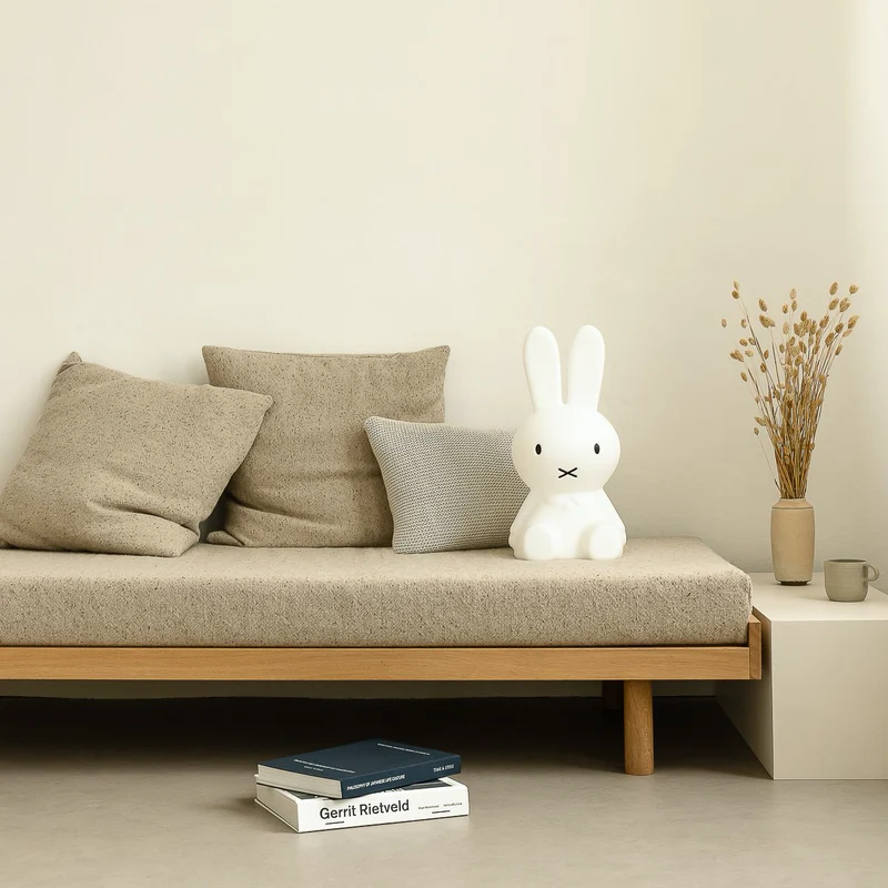 Mr. Maria Star Light Miffy Lampe Weiss