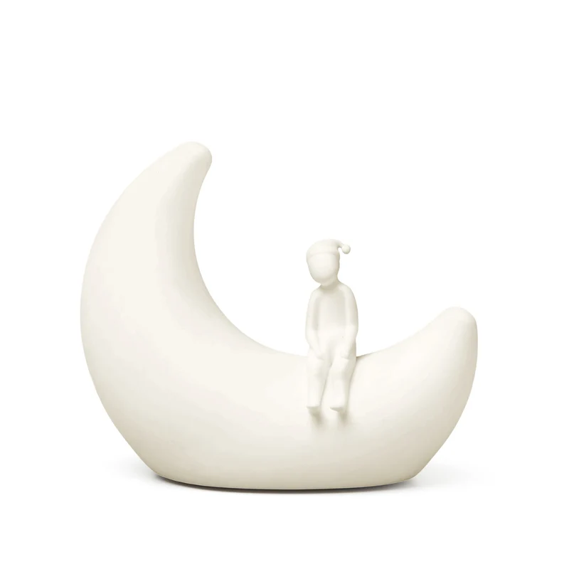 Cam Cam Copenhagen Nachtlicht 'Moon Night' Off White