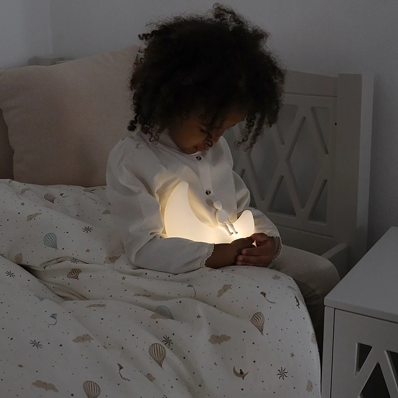 Cam Cam Copenhagen Nachtlicht 'Moon Night' Off White