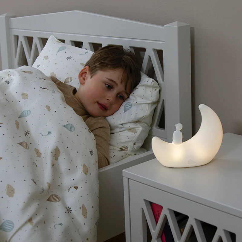 Cam Cam Copenhagen Nachtlicht 'Moon Night' Off White
