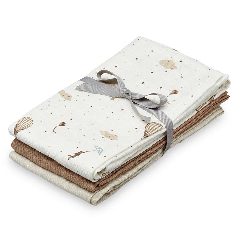 Cam Cam Copenhagen 3er Set Mulltücher Dreamland/ Camel/ Light Sand