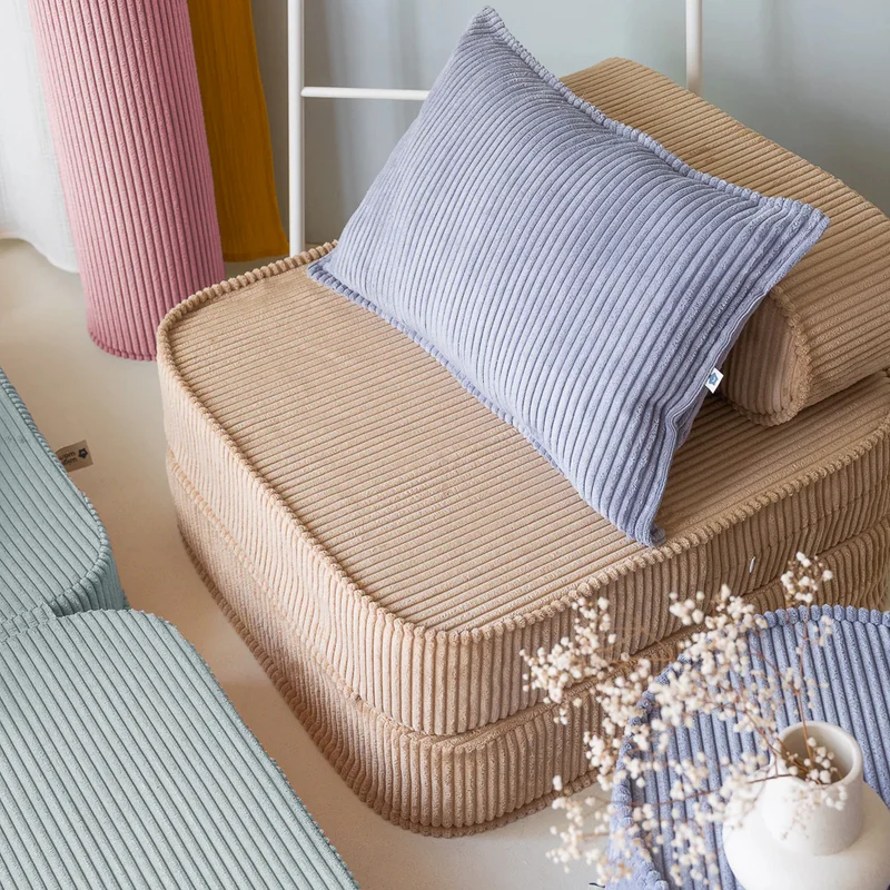 Wigiwama Kissen Bolster Blueberry Blue