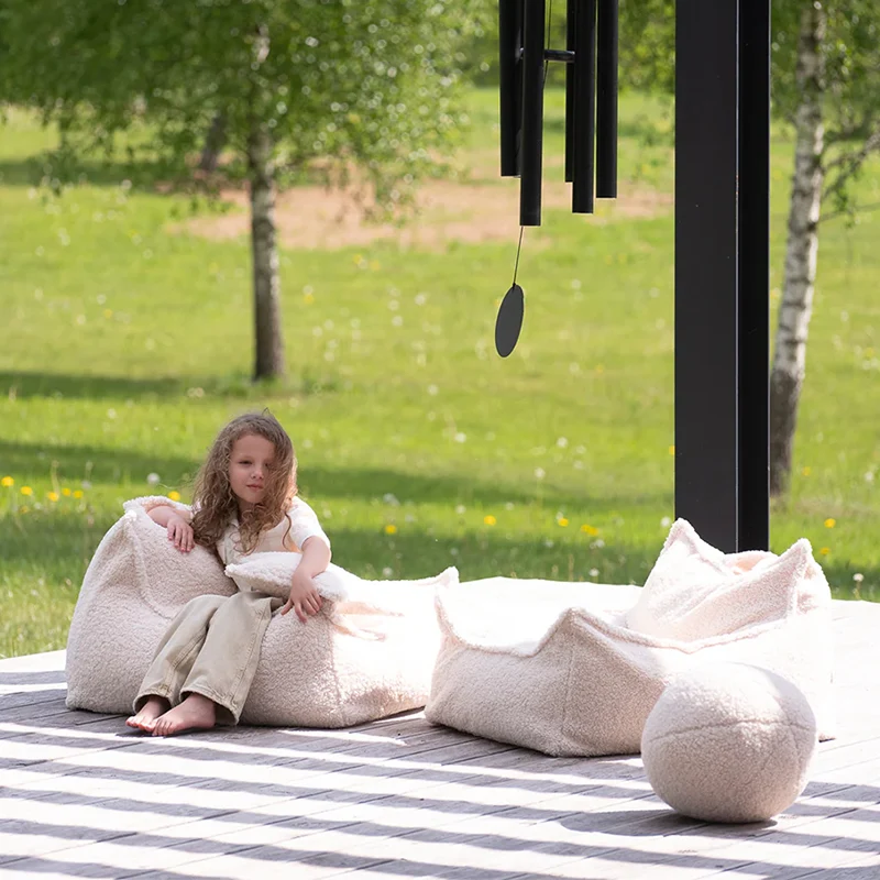 Wigiwama Sitzsack Beanbag Cream White