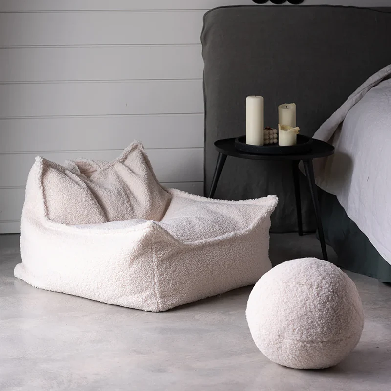 Wigiwama Sitzsack Beanbag Cream White