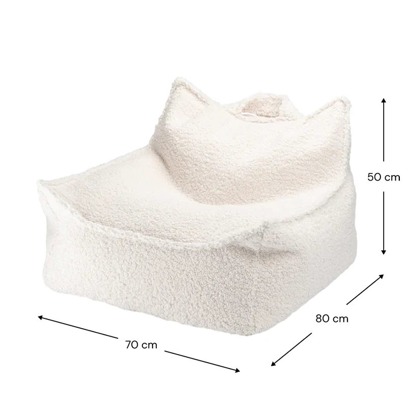 Wigiwama Sitzsack Beanbag Cream White