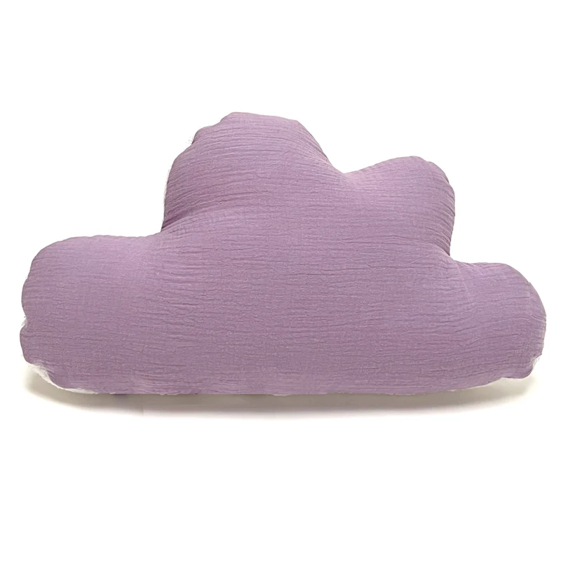 Schmusewolke Wolken-Kissen - Musselin Lila Flieder
