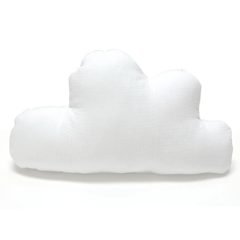 Schmusewolke Wolken-Kissen - Musselin Weiß