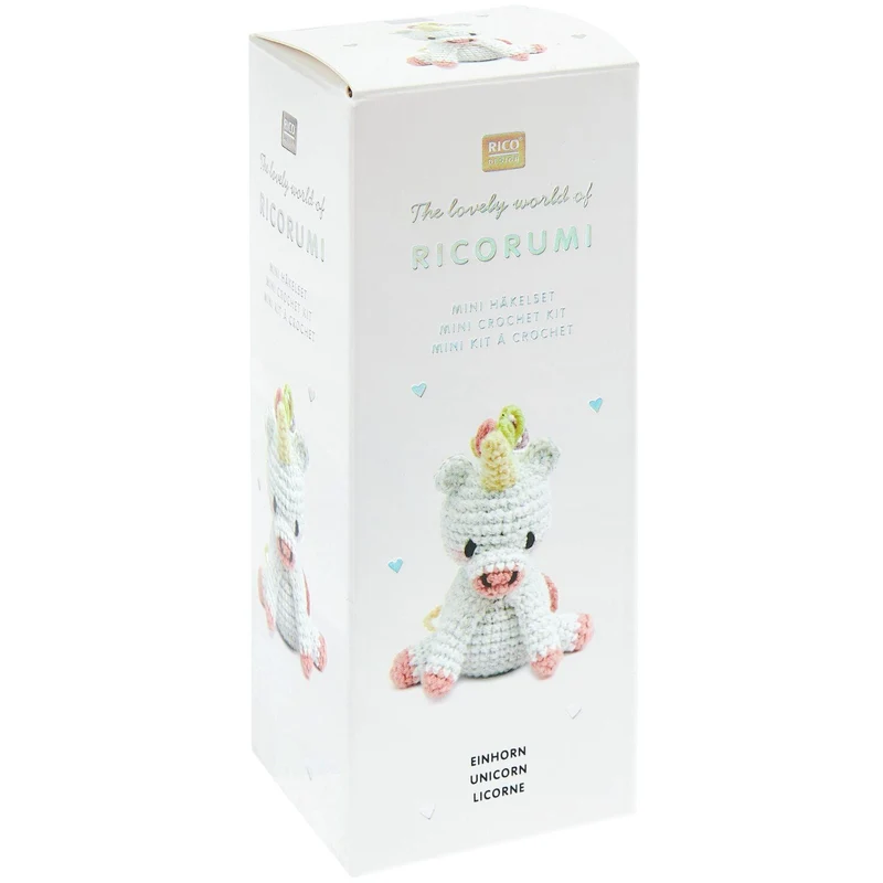 Amigurumi Häkelset Einhorn – Ricorumi Mini Easy – inkl. Anleitung & Zubehör