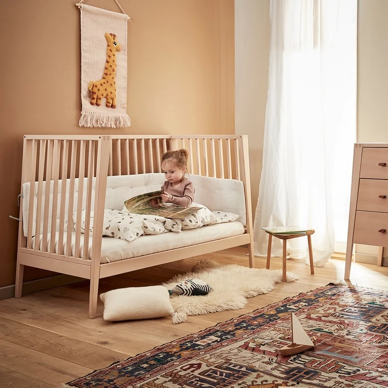Leander Linea Babybett Buche