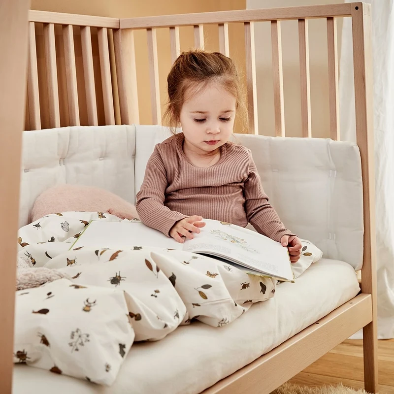 Leander Linea Babybett Buche