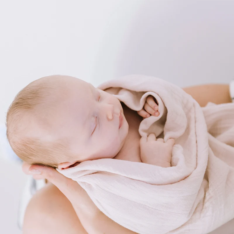 Petit Stellou Mulltuch Nooshi Blanket Blush
