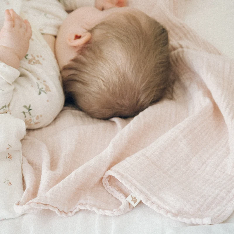 Petit Stellou Mulltuch Nooshi Blanket Blush
