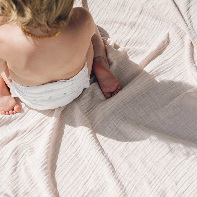 Petit Stellou Mulltuch Nooshi Blanket Blush