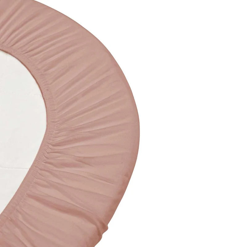 Leander Fixleintuch Bio-Baumwolle 2er-Pack Juniorbett 60 x 140 cm Wood Rose