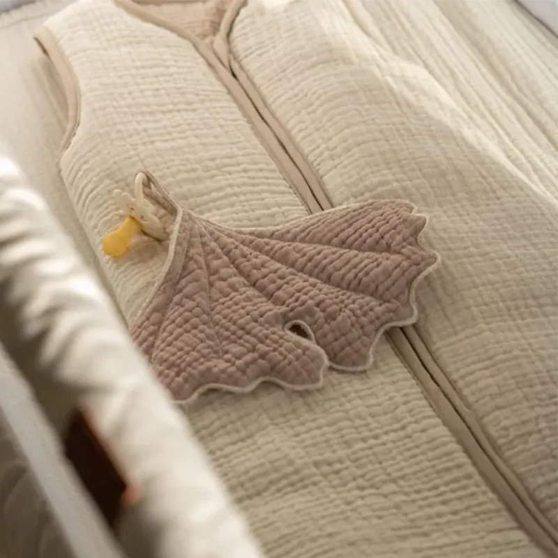 Quax Musselin Alljahresschlafsack 3-20 M 'Natural Collection' Clay