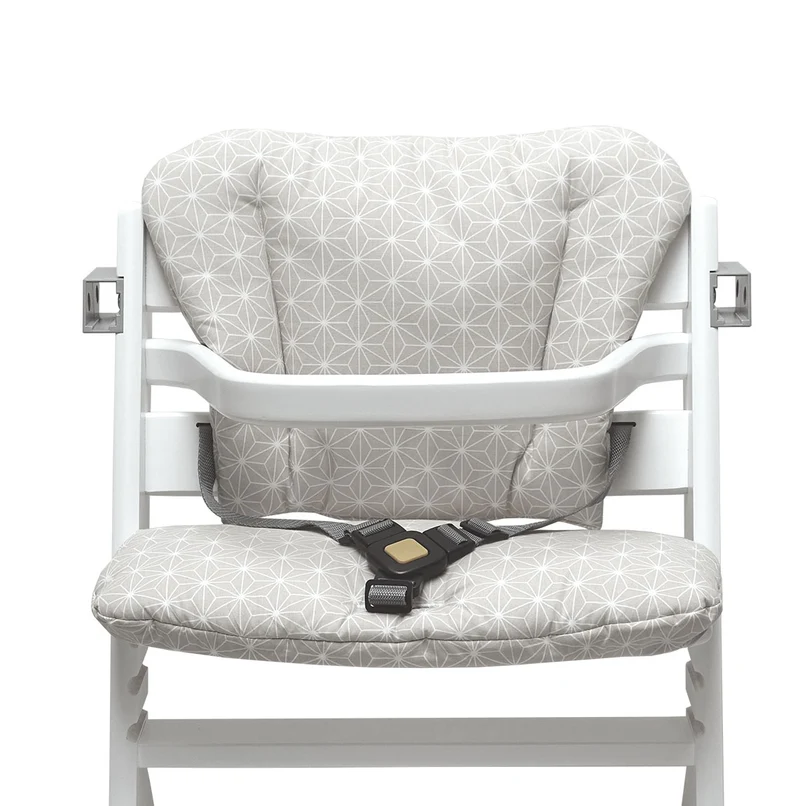 ABWASCHBAR Timba Sitzkissen Set Happy Star Beige für Bebeconfort Hochstuhl