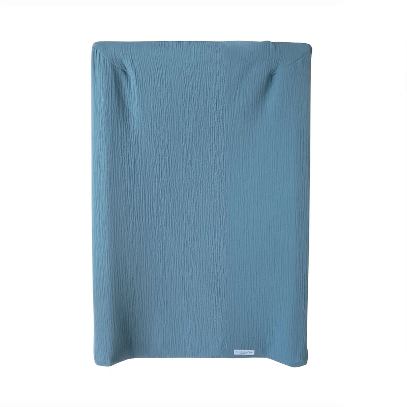 Musselin Bezug für Wickelauflage / Wickelunterlage Vädra von IKEA Kornblumenblau