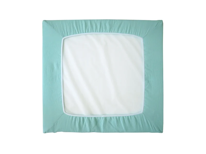 Musselin Bezug für Wickelauflage / Wickelunterlage Vädra von IKEA Mint