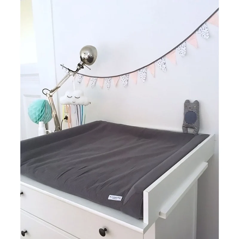 Musselin Bezug für Wickelauflage / Wickelunterlage Vädra von IKEA Mint