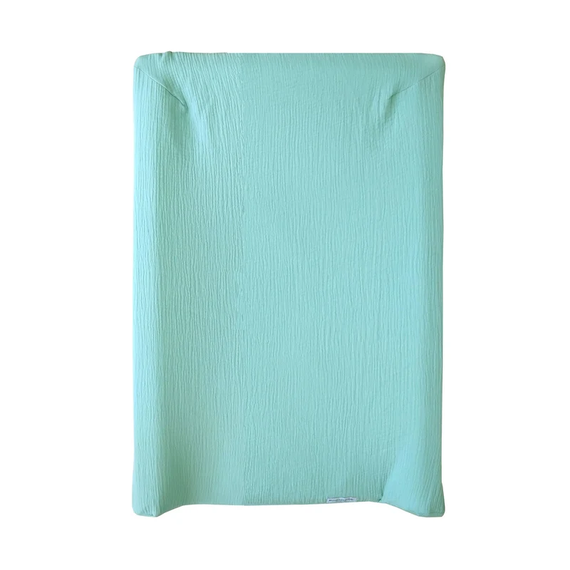Musselin Bezug für Wickelauflage / Wickelunterlage Vädra von IKEA Mint