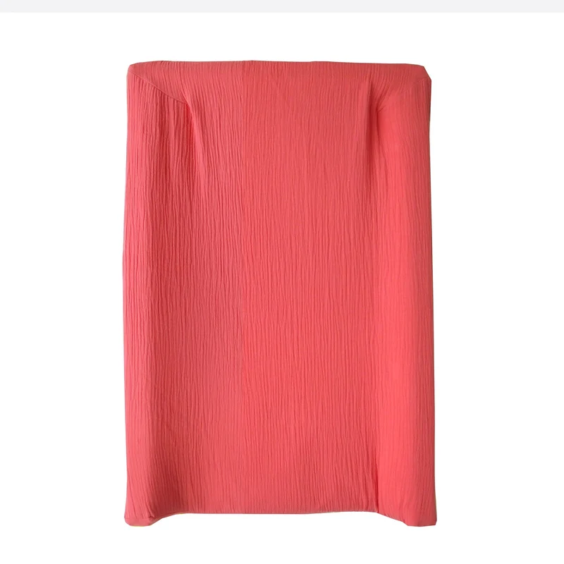 Musselin Bezug für Wickelauflage / Wickelunterlage Vädra von IKEA Korall Rot