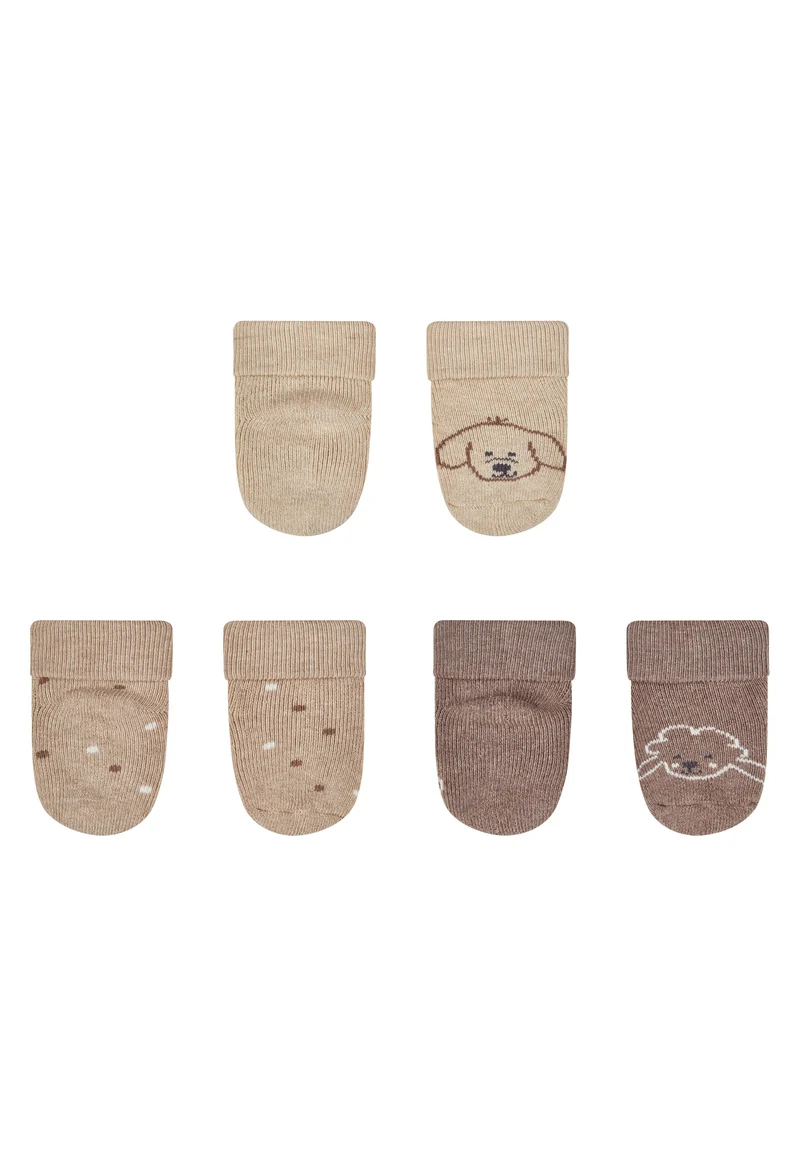 Erstlingssocken mit Umschlag 3er Pack