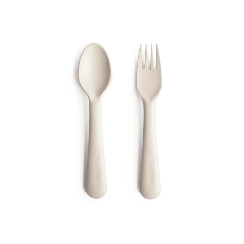 Mushie Besteck 2er Set Ivory