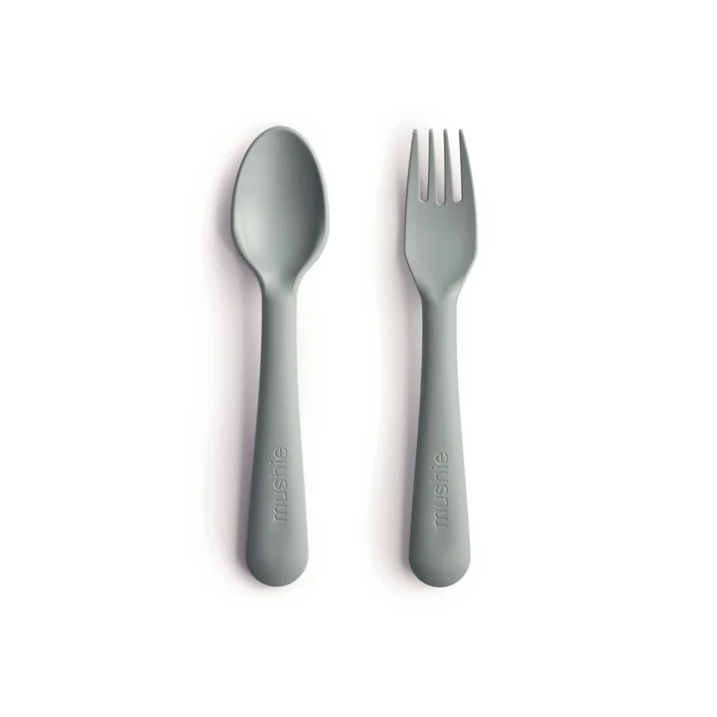 Mushie Besteck 2er Set Sage