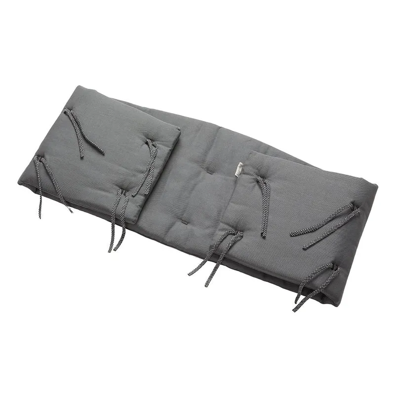 Leander Classic Nestchen Bio-Baumwolle Cool Grey