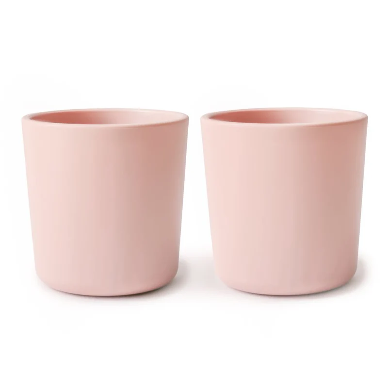 Mushie Trinkbecher 2er Set Blush