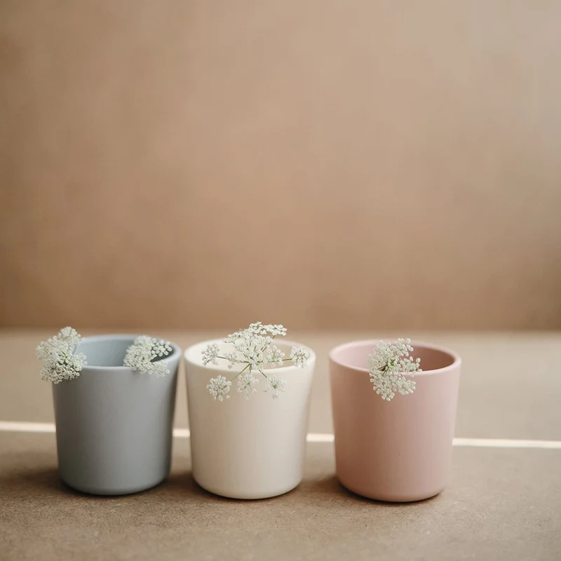 Mushie Trinkbecher 2er Set Blush