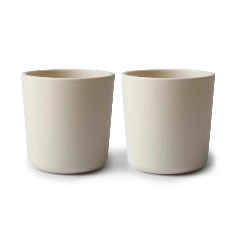 Mushie Trinkbecher 2er Set Ivory
