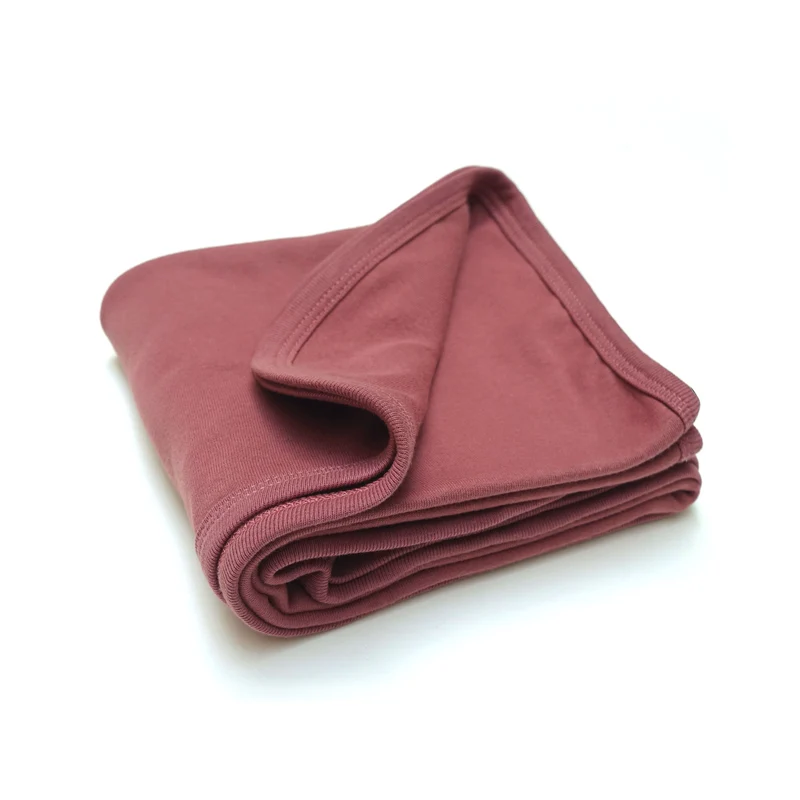 Kuscheldecke Baumwolldecke Beere Rot 80x80cm