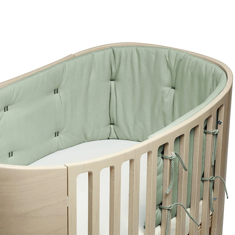Leander Classic Nestchen Bio-Baumwolle Sage Green