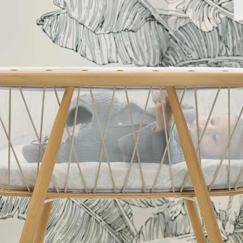 Charlie Crane Babywiege Kumi Mesh/Desert