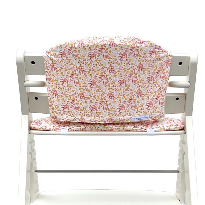 Sitzkissen Set für Hauck Alpha ABWASCHBAR Blumenwiese Rosa Beige
