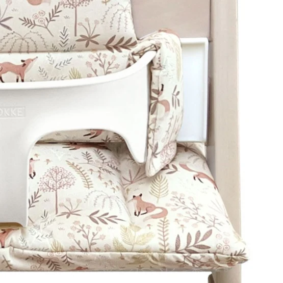 Sitzkissen Set für Stokke Tripp Trapp® Hochstuhl - Beige Fuchs