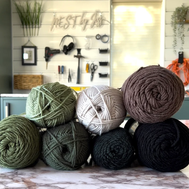 DIY Kit - Contemporary Fiber Wall Art Hanging (3 Feet Wide)