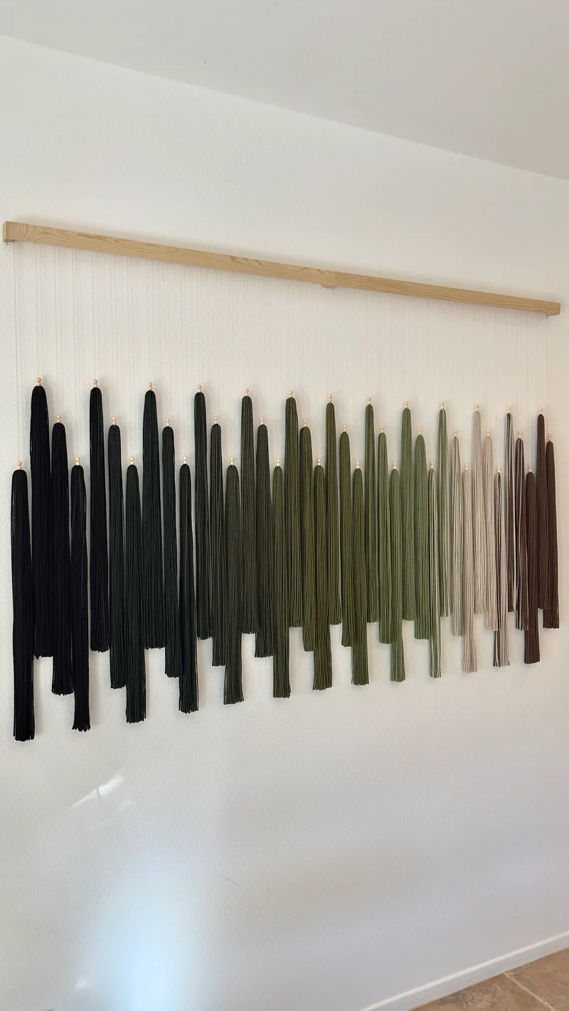 CUSTOM Contemporary Fiber Wall Art Hanging