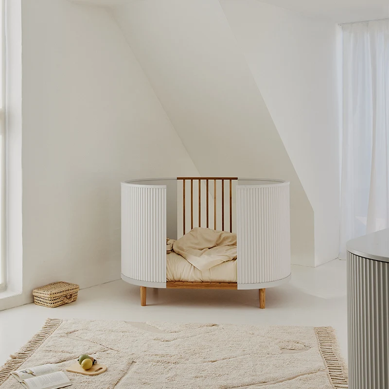 Kas Kopenhagen Babybett 70 x 120 'Kai' White Oak