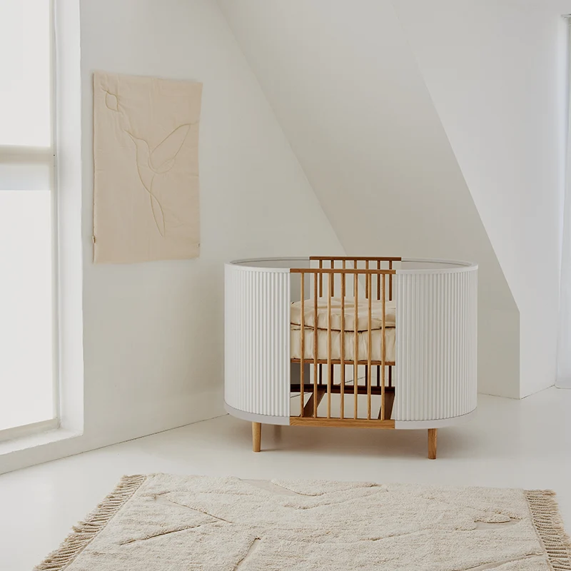 Kas Kopenhagen Babybett 70 x 120 'Kai' White Oak